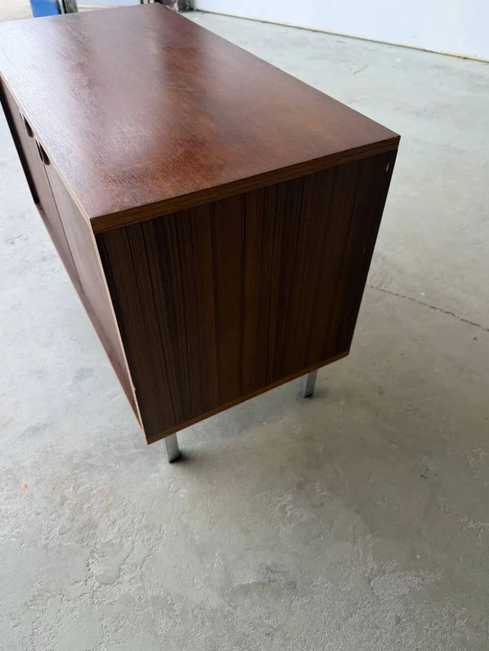 Petite enfilade / buffet double design scandinave moderniste teck