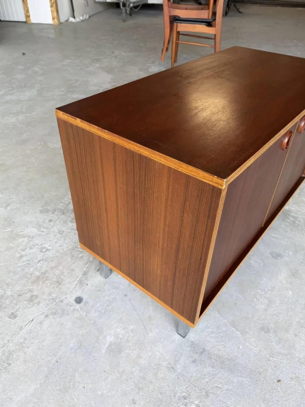 Petite enfilade / buffet double design scandinave moderniste teck