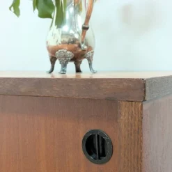 Petite enfilade moderniste teck & métal