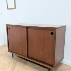 Petite enfilade moderniste teck & métal