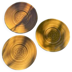 3 petites assiettes 18 cm Ferlay Vallauris