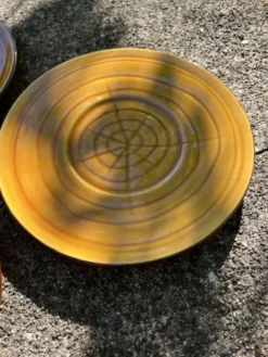 3 petites assiettes 18 cm Ferlay Vallauris