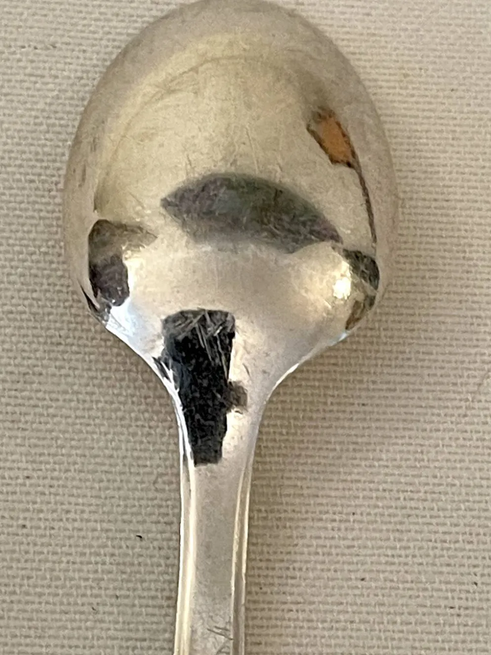 12 petites cuillères anciennes métal argenté Christofle - Art déco