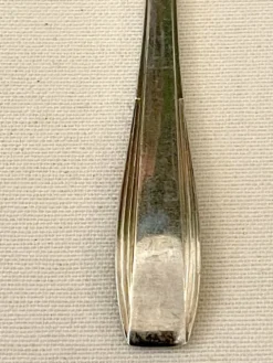 12 petites cuillères anciennes métal argenté Christofle - Art déco