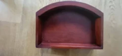 2 petites tables marquerie acajou