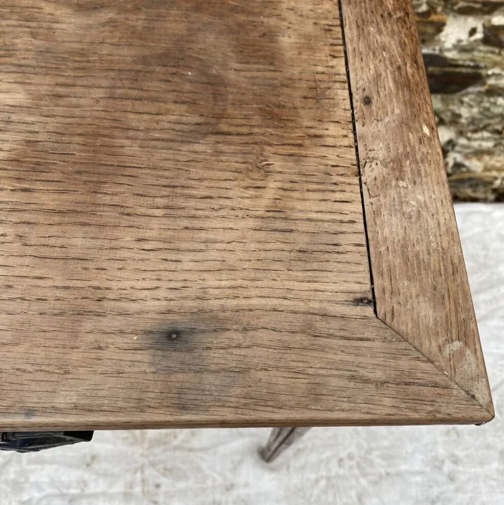 Petite table , bureau d'appoint en bois massif 1 tiroir