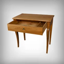 Petite table console en noyer, époque Restauration – début XIXe