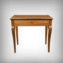 Petite table console en noyer, époque Restauration – début XIXe