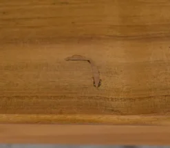 Petite table console en noyer, époque Restauration – début XIXe
