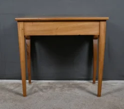 Petite table console en noyer, époque Restauration – début XIXe
