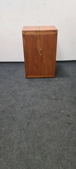 Petite table de salle à manger vintage en teck à rallonge
