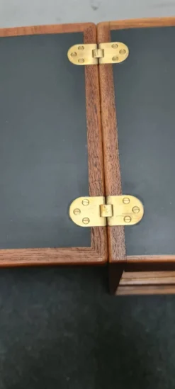 Petite table de salle à manger vintage en teck à rallonge