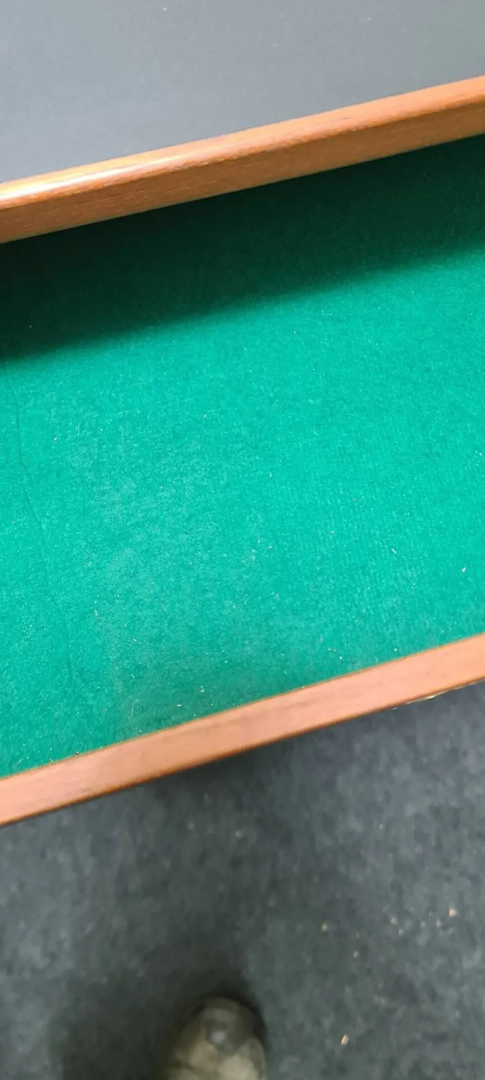 Petite table de salle à manger vintage en teck à rallonge