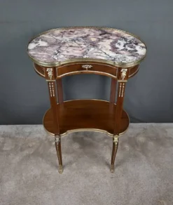 Petite Table Rognon en Acajou, style Transition – Début XXe