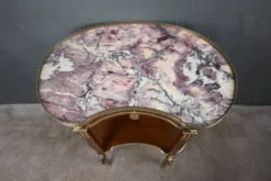 Petite Table Rognon en Acajou, style Transition – Début XXe