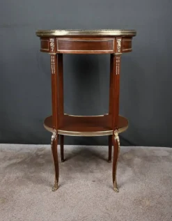 Petite Table Rognon en Acajou, style Transition – Début XXe