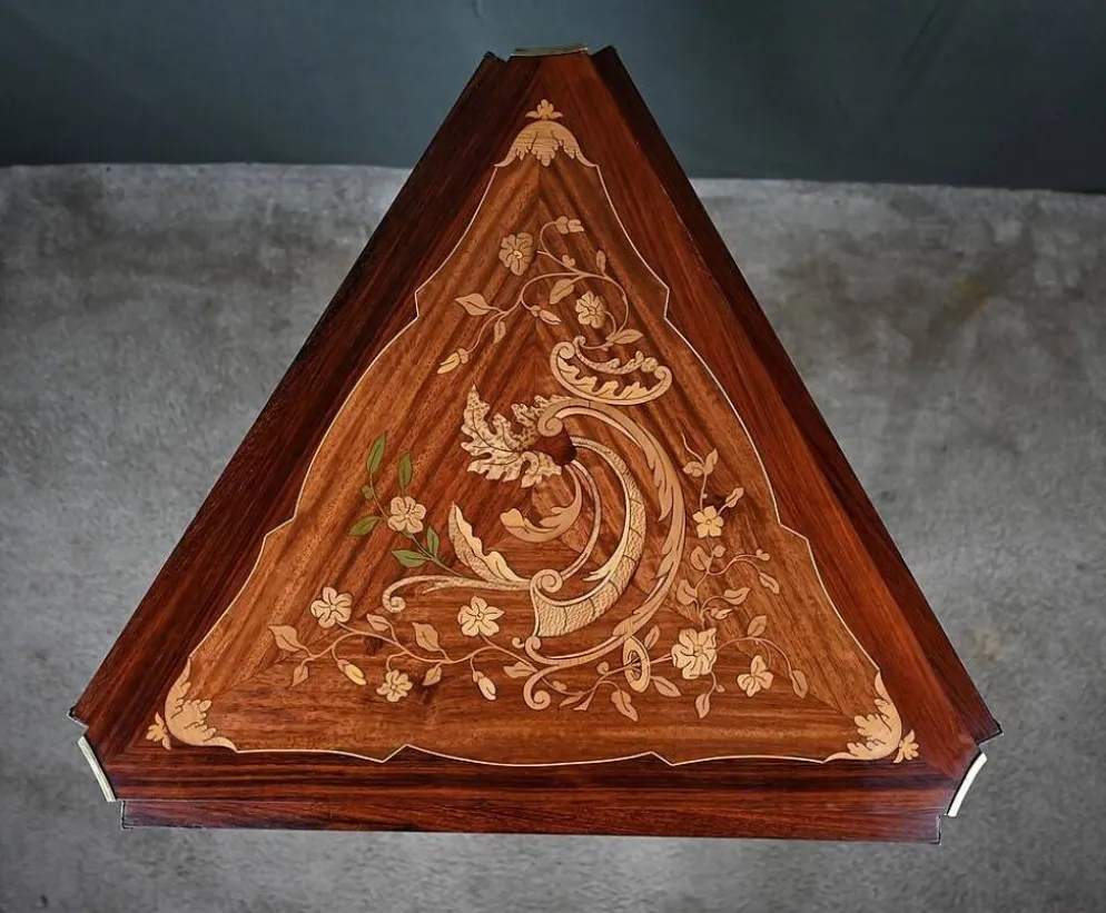 Petite Table à Volets en Acajou, époque Napoléon III – 2ème partie XIXe