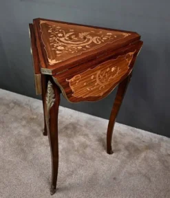 Petite Table à Volets en Acajou, époque Napoléon III – 2ème partie XIXe