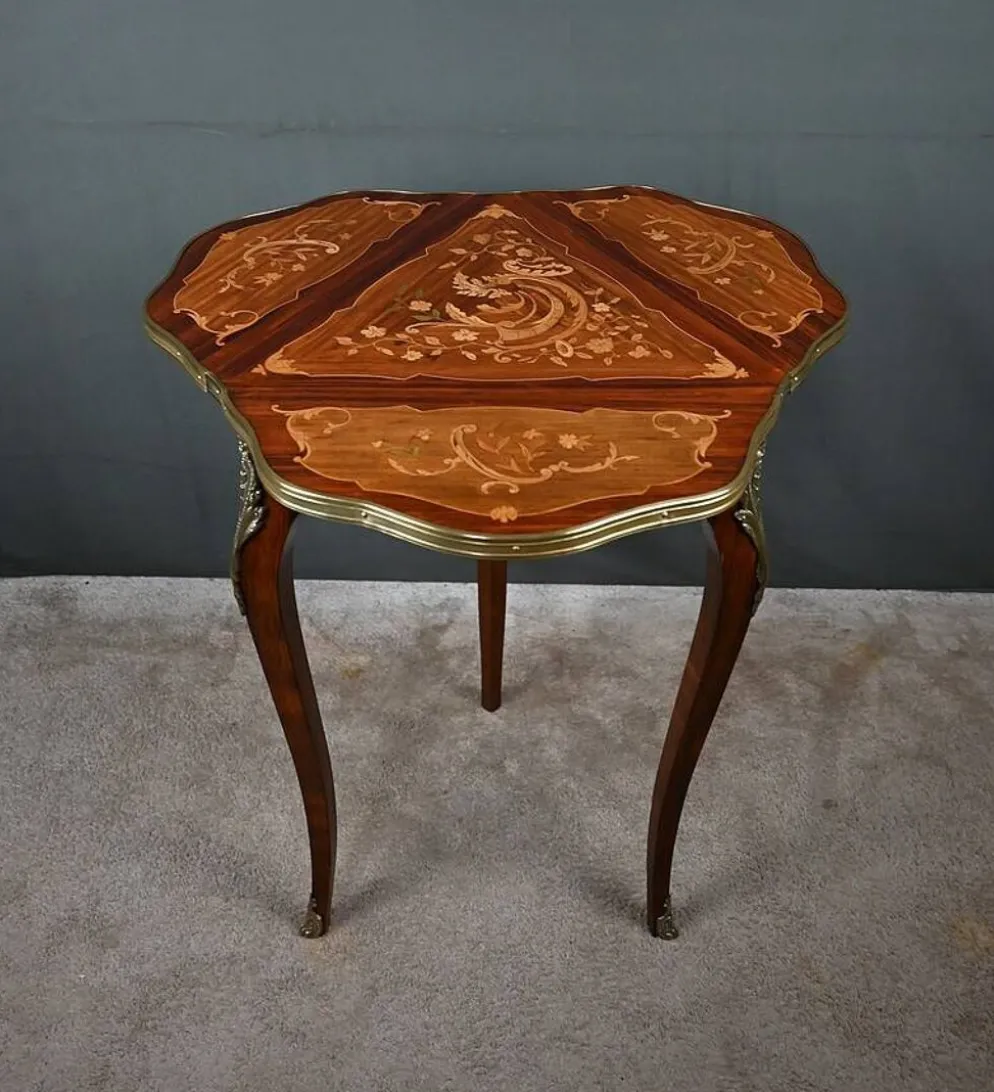 Petite Table à Volets en Acajou, époque Napoléon III – 2ème partie XIXe
