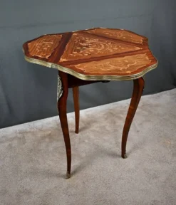 Petite Table à Volets en Acajou, époque Napoléon III – 2ème partie XIXe