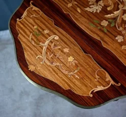 Petite Table à Volets en Acajou, époque Napoléon III – 2ème partie XIXe
