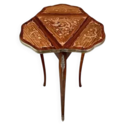 Petite Table à Volets en Acajou, époque Napoléon III – 2ème partie XIXe