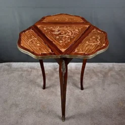 Petite Table à Volets en Acajou, époque Napoléon III – 2ème partie XIXe