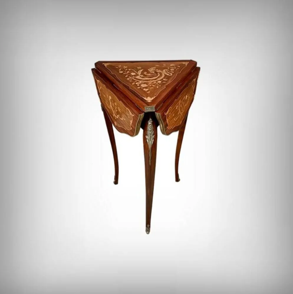Petite Table à Volets en Acajou, époque Napoléon III – 2ème partie XIXe