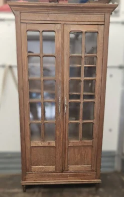 Petite Vitrine En Bois Naturel