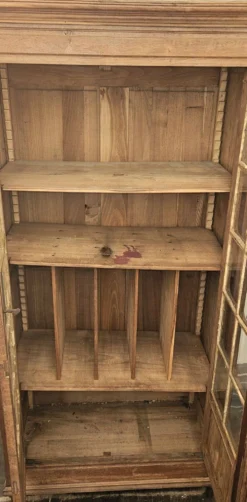 Petite Vitrine En Bois Naturel