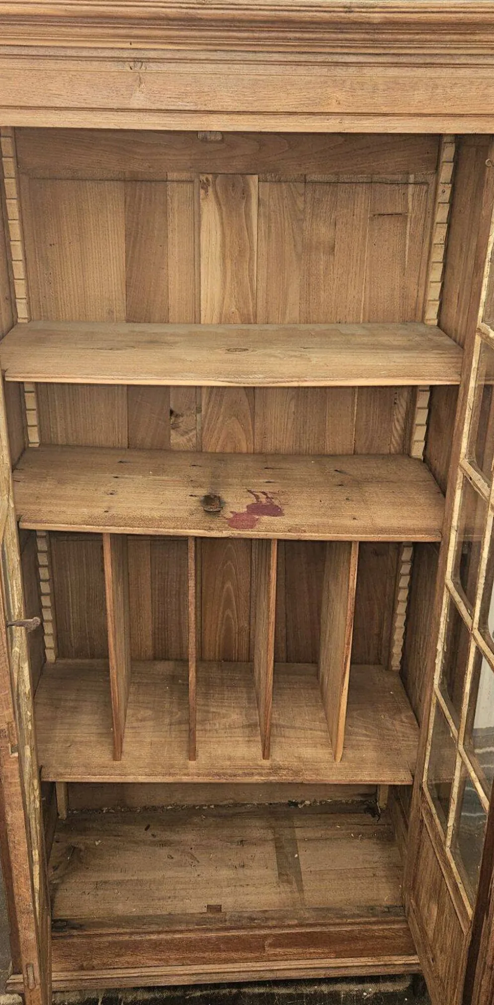 Petite Vitrine En Bois Naturel