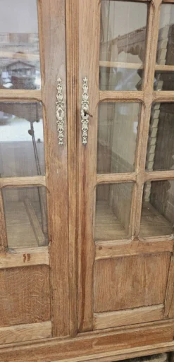 Petite Vitrine En Bois Naturel