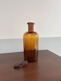 Petit flacon verre ambré