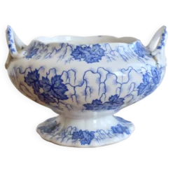 Petit légumier vintage faïence anglaise Feldspath