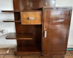 Petit meuble art deco acajou