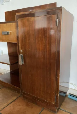 Petit meuble art deco acajou