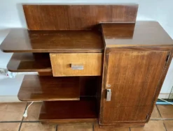 Petit meuble art deco acajou