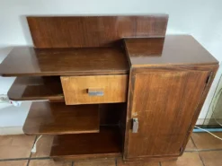 Petit meuble art deco acajou