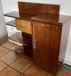 Petit meuble art deco acajou