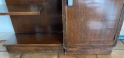 Petit meuble art deco acajou