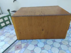 Petit meuble de métier bureau tiroirs vintage bois