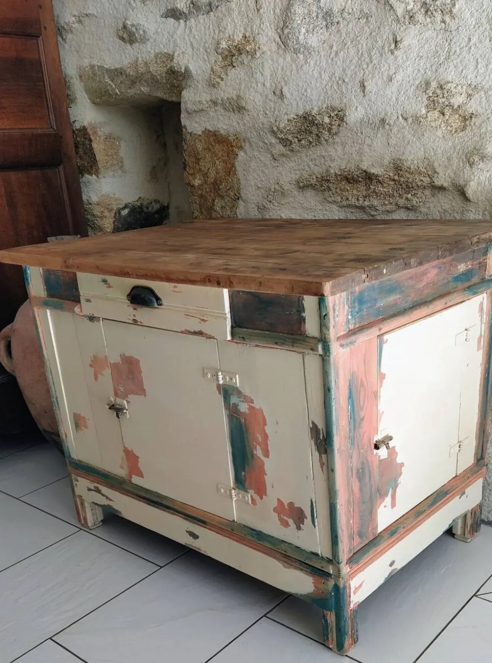 Petit meuble de métier- ilôt bas