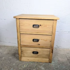 Petit meuble de métier 3 tiroirs en pin