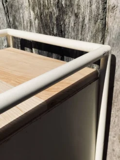 Petit meuble métal et bois