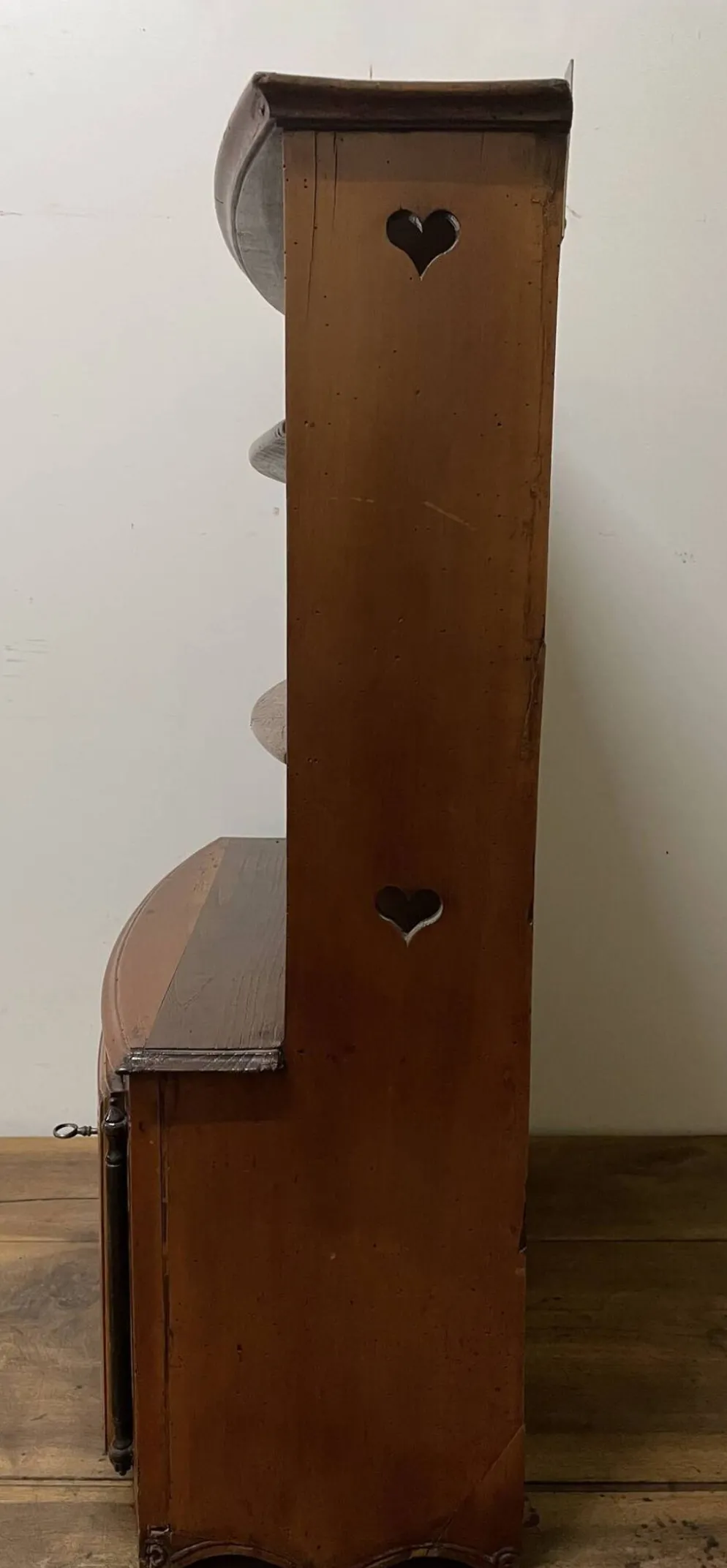 Petit Meuble Vaisselier à Suspendre en merisier d époque XIX ème