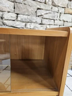 Petit meuble vitrine vintage 1970