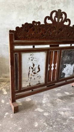 Petit paravent indonésien en bois sculpté H:104 L:106