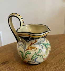 Petit pichet en faïence de Faenza peint main Ca Pirota