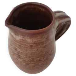 Petit Pichet / pot à lait en céramique Signé Roger Jacques (grès de puisaye)