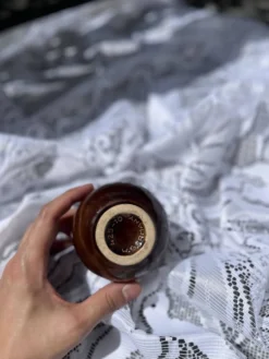 Petit pichet vintage en céramique émaillée Scheurich